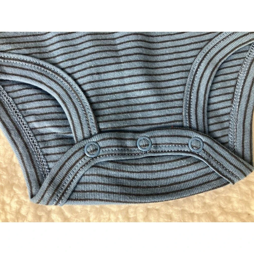 Carter’s Baby Boy Bodysuits 12M Lot of 4 – Cute Sayings & Stripes